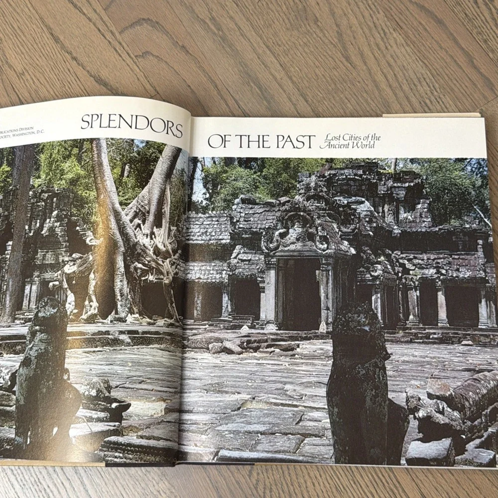 National Geographic Society Splendors Of The Past Book Second‎ Printing 1986